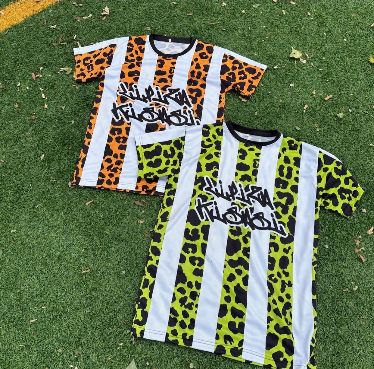 LEOPARD JERSEY — ORANGE
