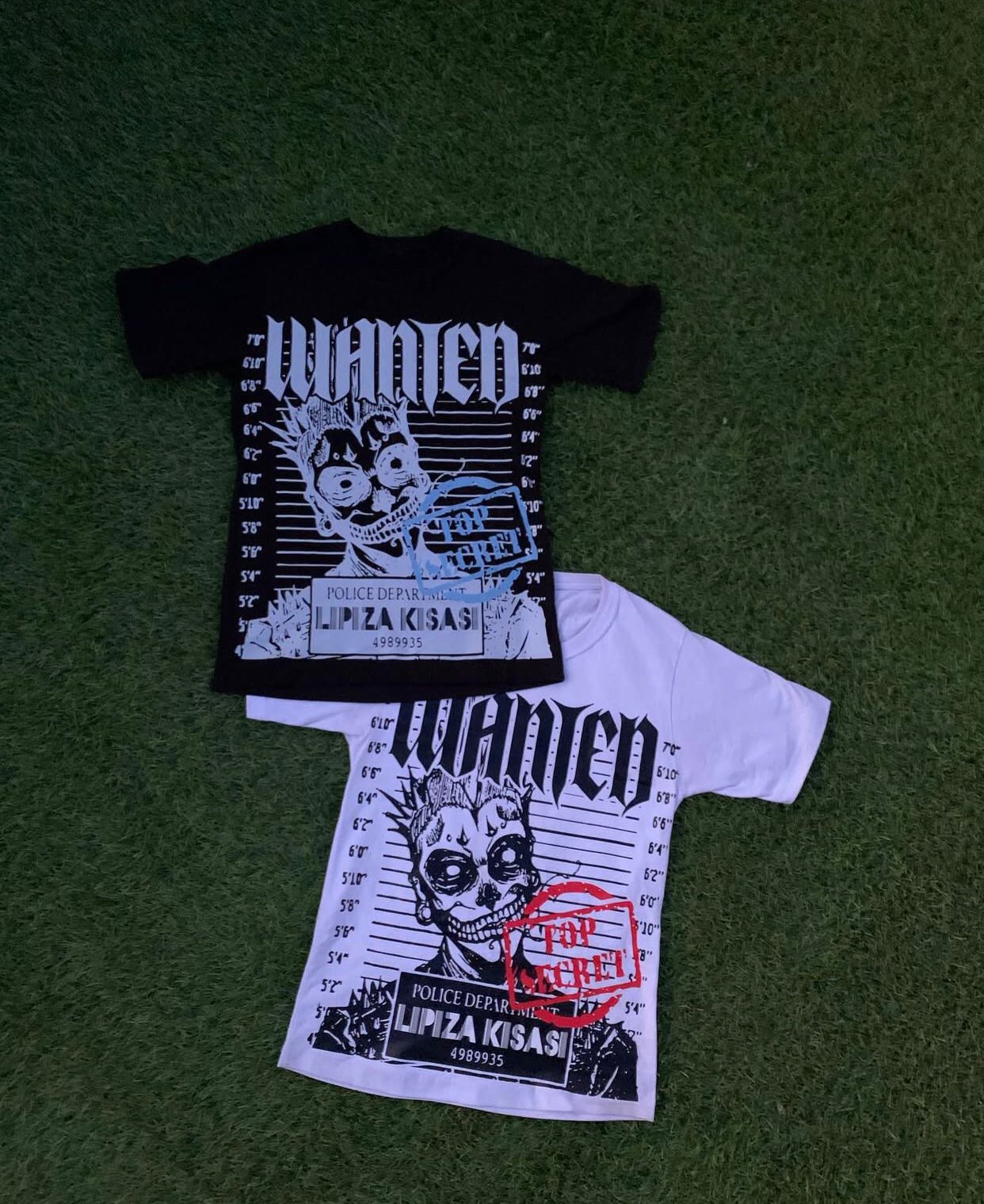 WANTED TEE — BLACK